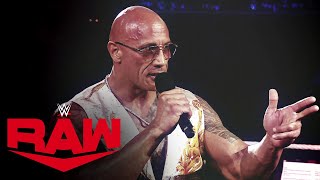 The Rock’s epic Rock Concert Raw highlights March 18 2024 [upl. by Nesbitt]