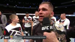 UFC 207 Cody Garbrandt Octagon Interview [upl. by Viviana35]