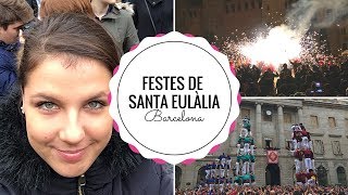 FESTES DE SANTA EULÀLIA in Barcelona  Katalanische Feste und Kultur [upl. by Colver517]