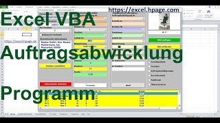 Excel VBA Auftragsabwicklungsprogramm Kundendatenbank Produktpalette Artikelbilder Filteransicht [upl. by Ralph]