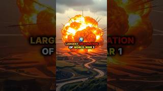 The Battle of Messines WWI’s Biggest Explosion shorts shortsvideo [upl. by Oirottiv]