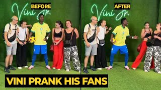 Vinicius Jr poses as FAKE WAX STATUE to prank his fans in New York  Football News Today [upl. by Kong]