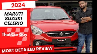 Maruti Suzuki Celerio 2024 Top Model on road  Review [upl. by Anilehcim]