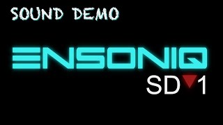 ENSONIQ SD1 Synthesizer 1990 No Talking DEMO [upl. by Annehsat185]