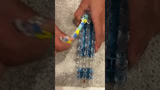 Pulling a “Taffy Braid” Bracelet off of the Rainbowloom tiktok shorts fyp [upl. by Alby937]