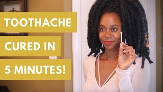 How to Cure a Toothache FAST Naturally [upl. by Nivrag]