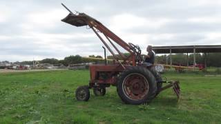 Feller and Co Farmall M with loader [upl. by Eelaras]