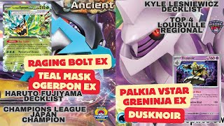 Raging Bolt vs Palkia Vstart Greninja Ex Louisville Regional Top 4 Deck List [upl. by Doris218]