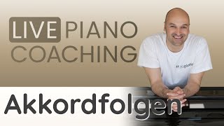 Wie merke ich mir Akkordfolgen  Akkorde verstehen I Songs auswendig spielen I Live Piano Coaching [upl. by Sherfield]