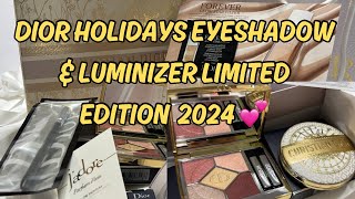 Unboxing Dior Eyeshadow amp Luminizer Limited Edition 2024  My best Dior shopping Spot✨ [upl. by Heidy]