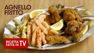 COSTOLETTE DI AGNELLO FRITTO di Benedetta Rossi  Ricetta TV Fatto in Casa per Voi [upl. by Takakura744]