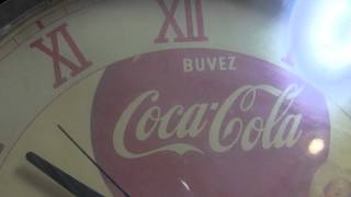 Bubez CocaCola wall mount clock コカ・コーラ壁がけ時計 [upl. by Animaj]