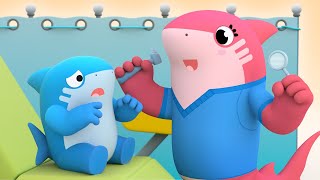 DON’T BE SCARED of the DENTIST Baby Shark  Boo Boo Song for Kids  Shark Academy [upl. by Iphagenia73]