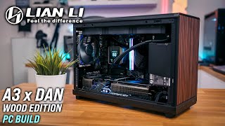 AWESOME Lian Li A3 Wood Edition PC Build Timelapse [upl. by Siegel]