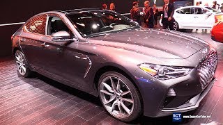 2019 Genesis G70 HTRAC  Exterior and Interior Walkaround  2019 Detroit Auto Show [upl. by Sitto]