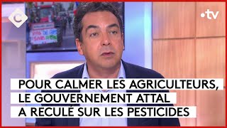 Agriculteurs  Attal cède sur les pesticides  L’Édito  C à vous  01022024 [upl. by Ailisab]