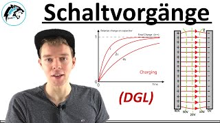 Schaltvorgänge am Kondensator mit DGL  Physik Tutorial [upl. by Ahtiuqal]