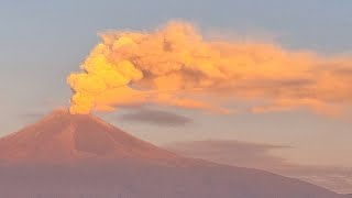 Actividad Volcán Popocatépetl está en vivo [upl. by Brindle391]