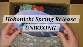 HOBONICHI UNBOXING  Spring Release [upl. by Falo]