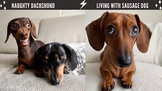 Best Dachshund Dogs Video compilation Naughty Sausage Dogs Living with Dachshund Wiener Puppies [upl. by Compton434]