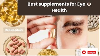 Best Vitamins amp Supplements For Eye Health हिंदी [upl. by Rhona]