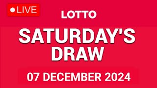 The National Lottery Lotto Draw Live results from Saturday 07 December 2024  tonights lotto [upl. by Aniara622]