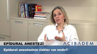 Epidural anestezinin riskleri var mıdır [upl. by Kylander]