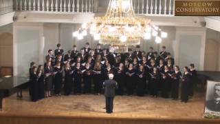 А Schnittke Bogoroditse Devo Moscow Conservatory Students Choir [upl. by Nosnor]