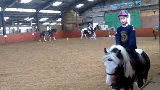 Ella cantering on gee at longacres riding school Liverpool [upl. by Vito4]