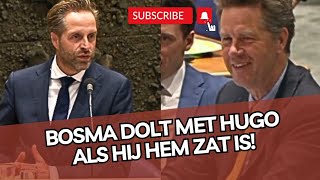 Martin Bosma is Hugo de Jonge ZAT amp begint met hem te dollen Ik heb een afspraak met Dick SCHOOF [upl. by Xirdnek]