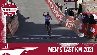 Strade Bianche EOLO 2021  Mens Last Km [upl. by Ayiak]