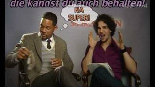 Will Smith vs Daniele Rizzo in Berlin  Seven Pounds Sieben Leben Sette anime Interview [upl. by Aerb914]