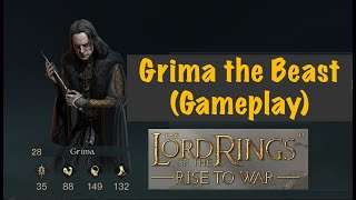 Grima the Beast Occupied a 260 Tile  Lotr Rise to War [upl. by Nina117]