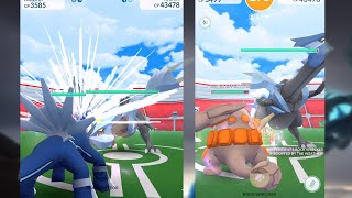 KYUREM Raid in Pokemon GO With Dad [upl. by Adhern]