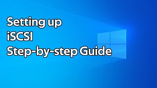 How to install and setup iSCSI step by step guide Windows Server 2022 [upl. by Notyal546]