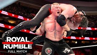 FULL MATCH  Lesnar vs Strowman vs Kane – Universal Title Triple Threat Match Royal Rumble 2018 [upl. by Anaillil66]