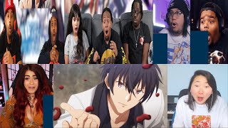 THE MISFIT OF DEMON KING ACADEMY EPISODE 1 REACTION MASHUP [upl. by Hallam688]