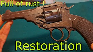 RESTORATION of a Webley mkIV revolver [upl. by Kaasi804]