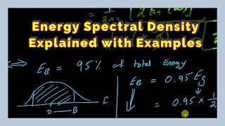 Signal Energy amp Energy Spectral Density Explained with Examples [upl. by Rowen926]