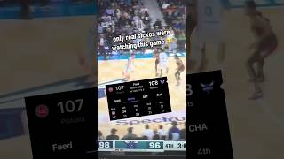 the Pistons and Hornets were playing like its Game 7 😭 hornets pistons [upl. by Tham469]