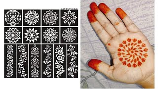 5minute mehndi sticker designs parlour se sundar quick and easy stickermehndi meesho [upl. by Lenahs]