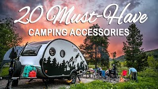 20 Musthave Camping Accessories for RV owners [upl. by Tonye143]