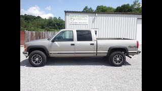 FOR SALE 2000 CHEVY K2500 CREW CAB SHORT BED 4X4 RUST FREE [upl. by Callery]