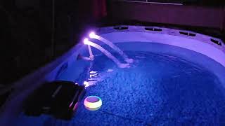 Pool Fountain with 7 Color LED Lights [upl. by Ag129]