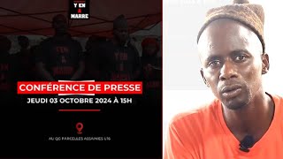 Direct  Suivez la conférence de presse Yen a marre [upl. by Mainis]