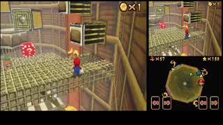 SM64DS TTC Timed Jumps on Moving Bars 2174 Mario [upl. by Adolph]