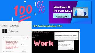 Activate Windows 11 Pro on CMD free 100 work [upl. by Eaton]