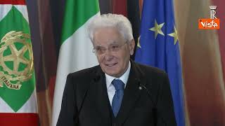 Il discorso di Mattarella per i David di Donatello 2024  INTEGRALE [upl. by Odlabu646]