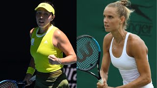 Arantxa Rus vs Jessica Pegula STRASBOURG 2021 [upl. by Cusack]