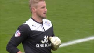 Great Schmeichel Saves vs Leeds United [upl. by Aiuhsoj]